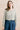Caroline Striped Organic Cotton Jersey Top Olive/Ecru