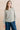 Caroline Striped Organic Cotton Jersey Top Olive/Ecru