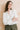 Lorna Embroidered Patchwork Tie Neck Blouse White