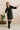 Harvest Cotton Pincord Shift Dress Dark Olive