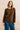 Caroline Printed Organic Cotton Jersey Top Burnt Caramel