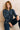 Maple Floral Print Brushed Knit Tunic Navy