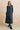 Damson Brushed Knit Midi Dress Navy