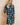 Carlotta Floral Printed Shift Dress Navy