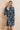 Carlotta Floral Printed Shift Dress Navy