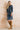 Carlotta Floral Printed Shift Dress Navy