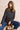 Cairn Printed Turtle Neck Jumper Burnt Caramel