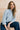 Flora Organic Cotton Pintuck Blouse Powder Blue