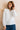 Linden Textured Organic Cotton Blouse White