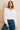 Linden Textured Organic Cotton Blouse White