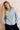 Ana Textured Organic Cotton Shirt Powder Blue