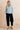 Ana Textured Organic Cotton Shirt Powder Blue