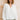 Lenora V-Neck Ruffle Blouse White