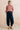Ayla Relaxed Denim Barrel Leg Trousers Dark Wash