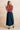 Holly Button Through Denim Midi Skirt Dark Wash