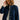 Maya High Neck Stretch Twill Jacket Navy