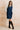 Hilda Stretch Twill Pinafore Dress Navy