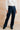 Dockside Stretch Twill Wide Leg Trousers Navy