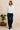 Dockside Stretch Twill Wide Leg Trousers Navy