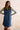 Belle Denim Pinafore Dress Blue