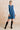 Belle Denim Pinafore Dress Blue