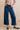 Amelia Denim Cropped Wide Leg Jeans Blue