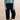 Georgia Barrel Leg Cotton Canvas Trousers Navy