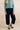 Georgia Barrel Leg Cotton Canvas Trousers Navy