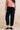 Shirin Relaxed Barrel Leg Jumbo Cord Trousers Navy
