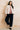 Shirin Relaxed Barrel Leg Jumbo Cord Trousers Navy