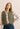 Pavillion Reversible Textured Boucle Gilet Dark Olive