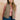 Pavillion Reversible Textured Boucle Gilet Mushroom