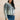 Easel Fair Isle Knit Cardigan Mist