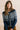 Easel Fair Isle Knit Cardigan Navy