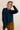 Studio Cable Knit Collared Jumper Navy
