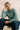 Elodie Scalloped Neck Outfitter Jumper Sea Blue