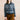 Chestnut Knitted Fair Isle Jacket Navy