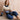 Artist Ombre Colour Block Kntted Jumper Oatmeal Multi