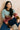 Artist Ombre Colour Block Kntted Jumper Raspberry Multi