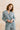 Organic Cotton Ditsy Print Classic Woven PJ Set Ice