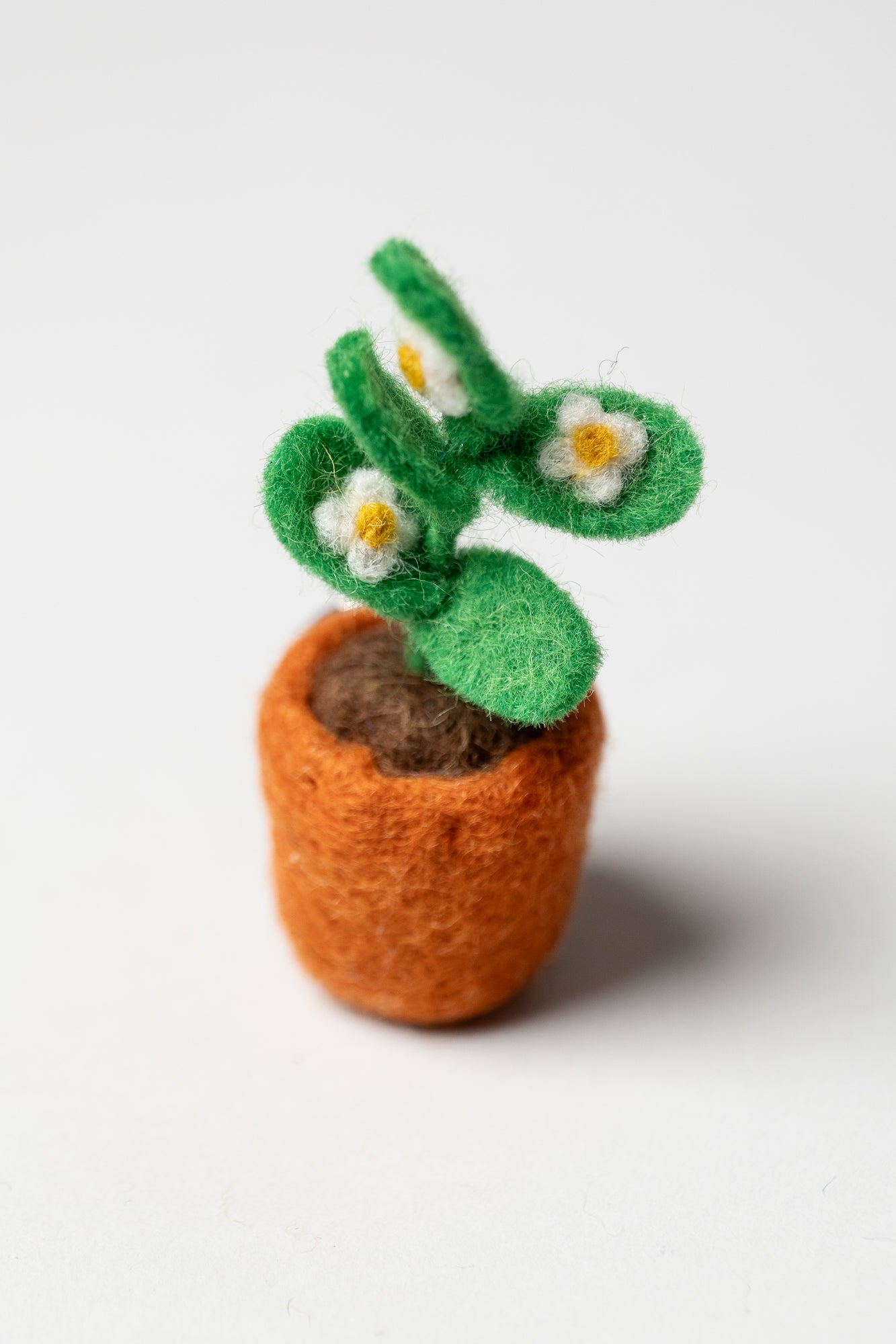 Flower Pot Felt Keyring