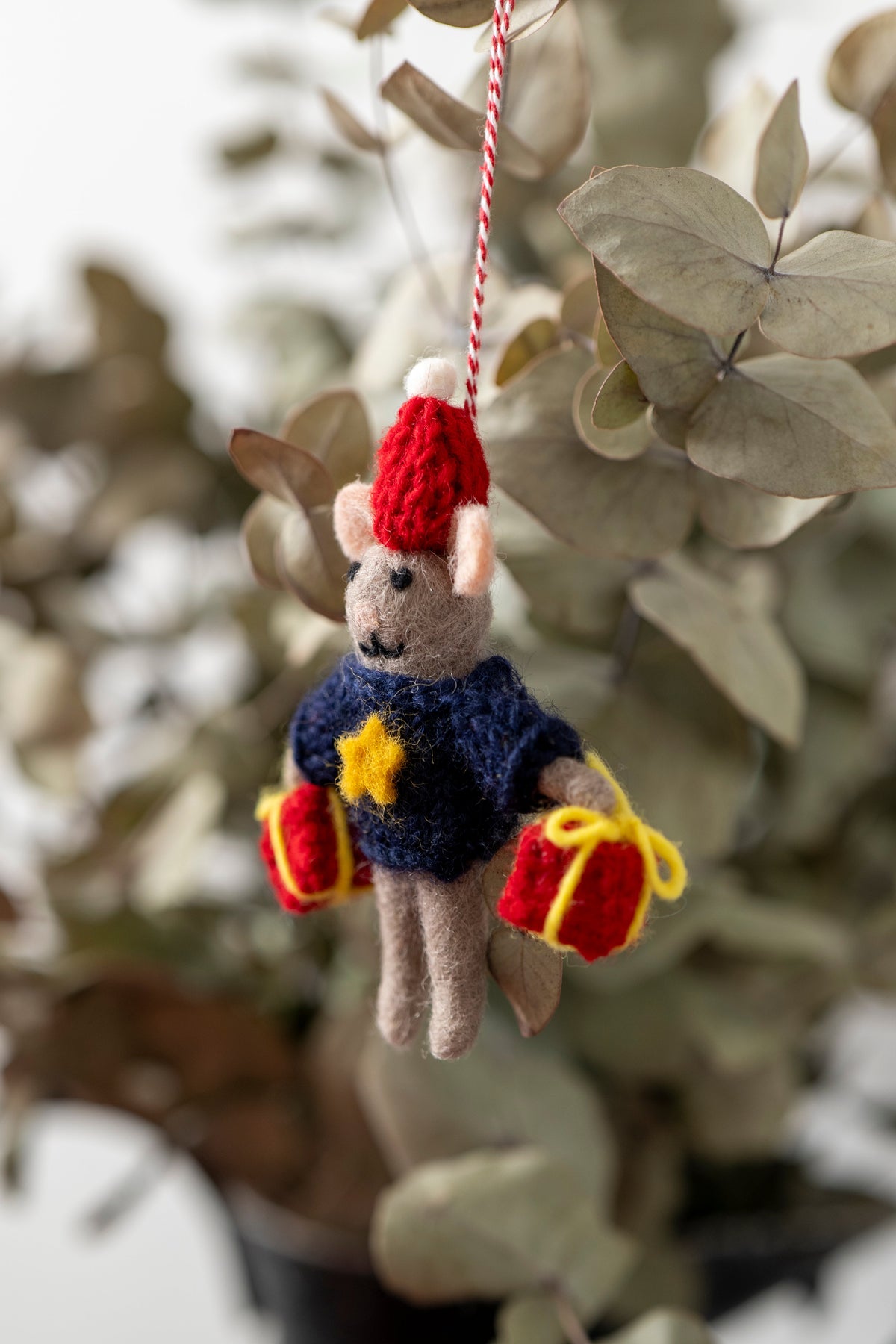 Christmas Mouse Tree Decoration