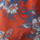 Fabric Gift Bag Vintage Floral Rust