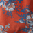 Fabric Gift Bag Vintage Floral Rust
