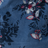 Fabric Gift Bag Vintage Floral Navy