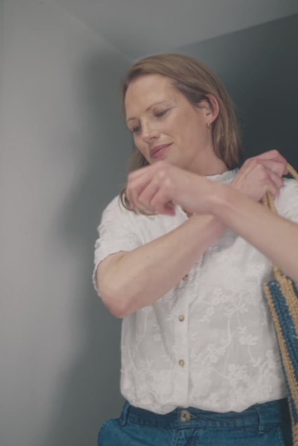 Emma Frill Embroidered Blouse | Lily and Me Clothing