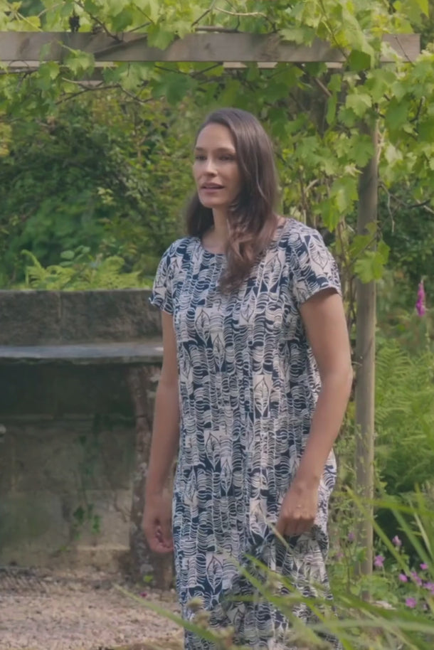 Summer Breeze Linen Blend Midi Dress | Lily and Me Clothing