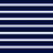 Navy/Ecru Stripe 