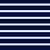 Navy/Ecru Stripe 