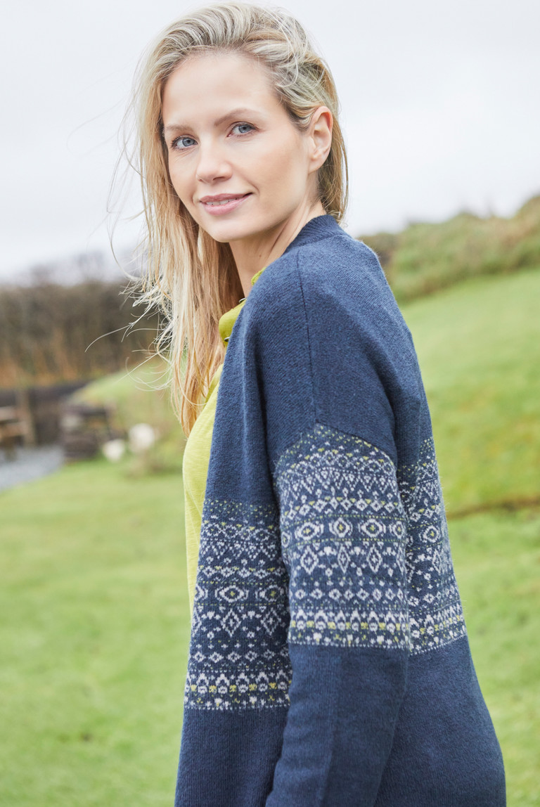 Isle Cardigan Navy | Lily and Me Clothing